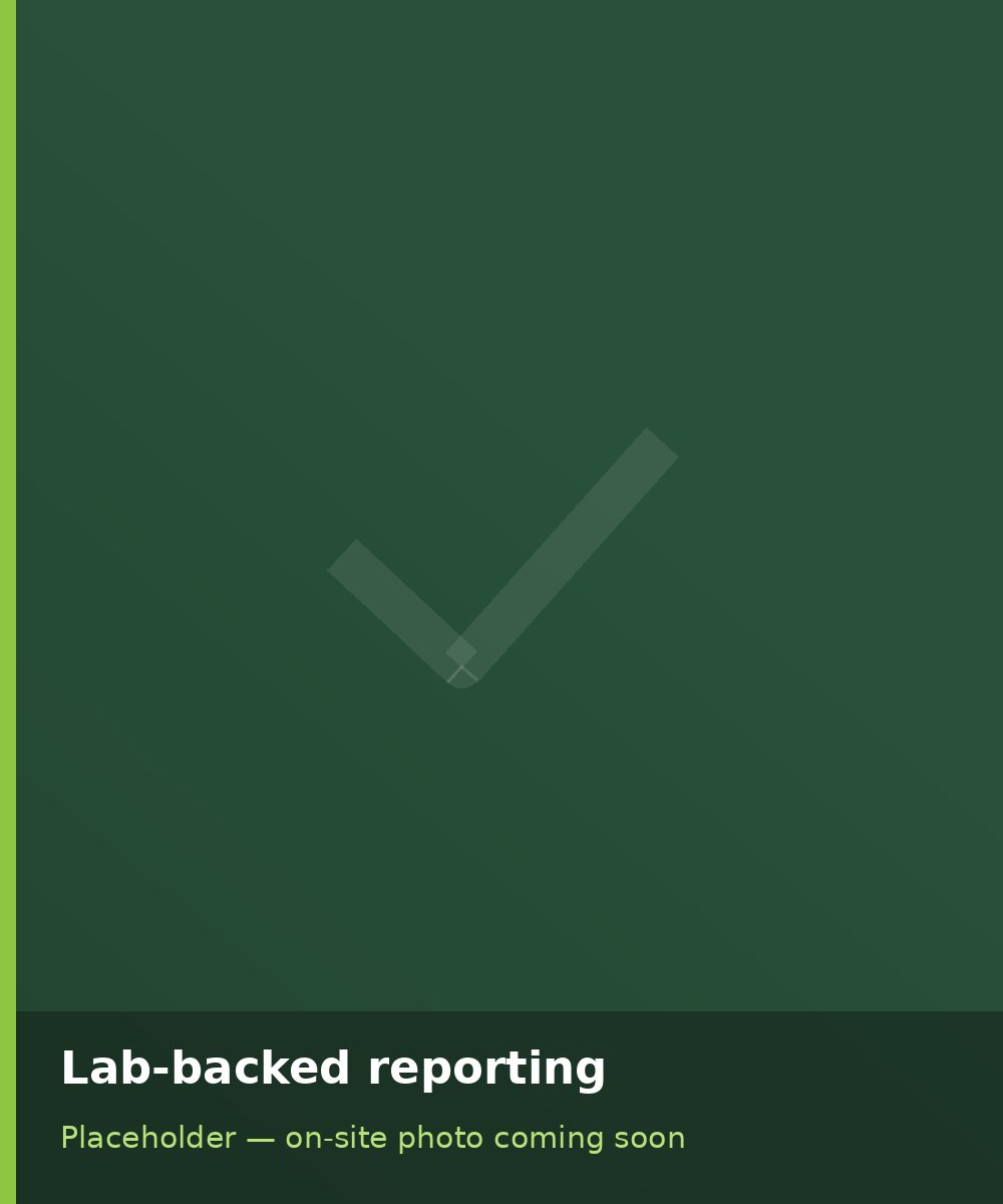 PropCheck lab-backed environmental reporting
